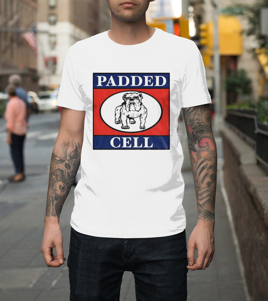 Punk Rock Padded Cell Bulldog Oval T-Shirt