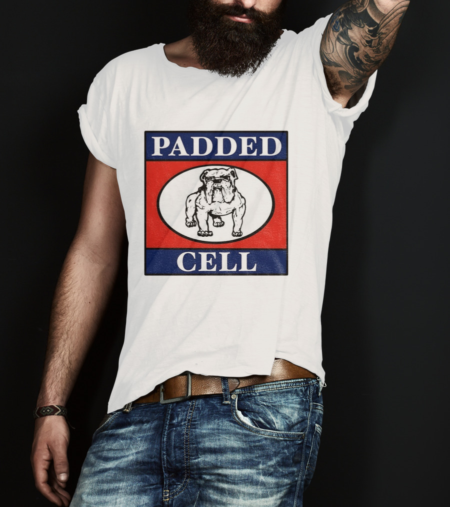 Punk Rock Padded Cell Bulldog Oval T-Shirt