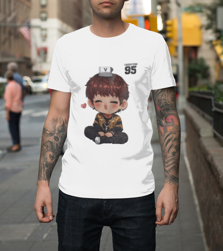 Taehyung V BTS 95 Kawaii Chibi T-Shirt