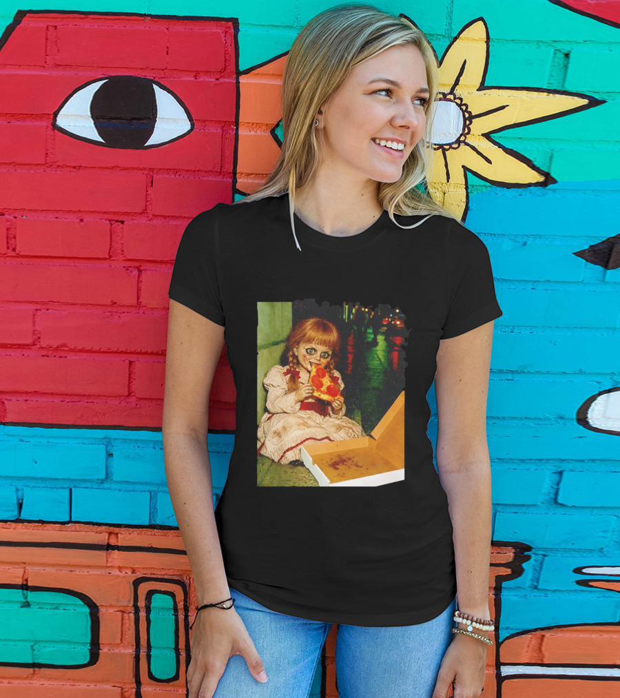 Annabelle Pizza Night Halloween T-Shirt