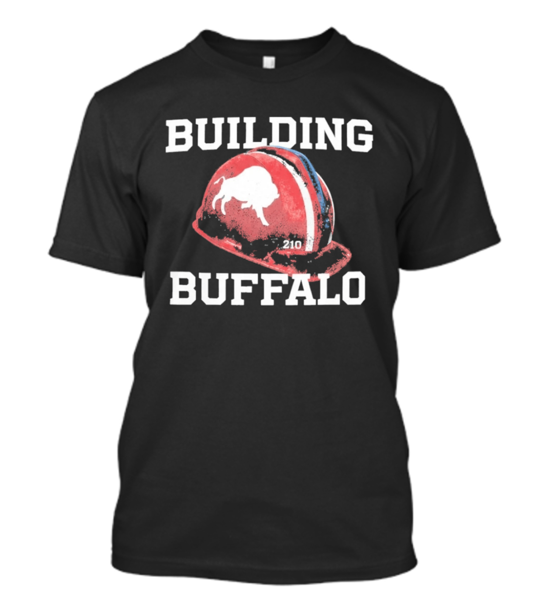 Building Buffalo Bills Hard Hat T-Shirt