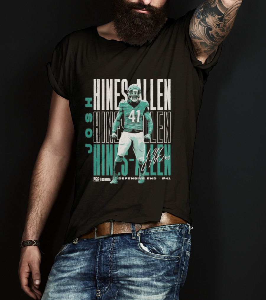 Josh Hines Allen 41 Jacksonville Football Repeat T-Shirt