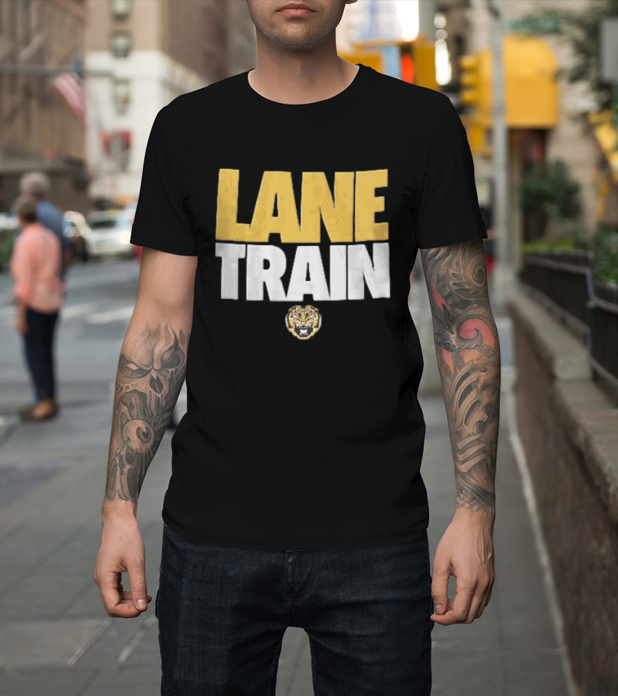 LSU Tigers NCAA Lane Train With Fierce Tiger T-Shirt