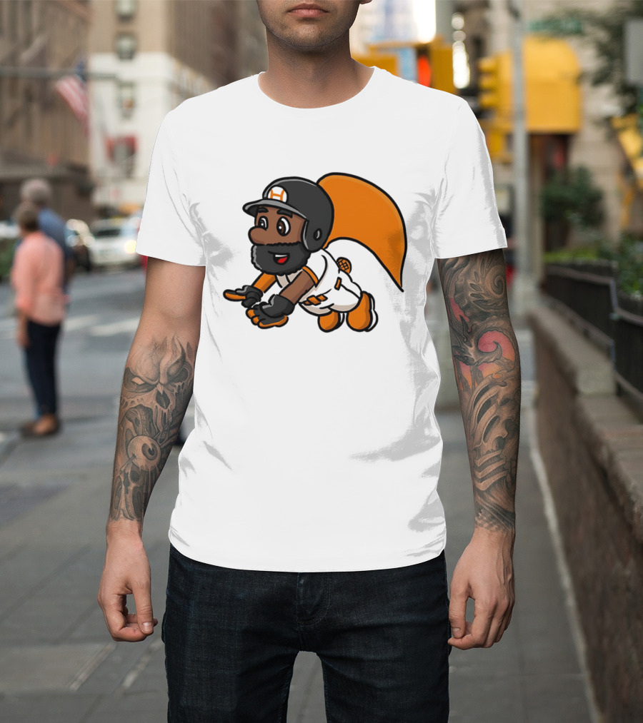 Super Baseball Bros Diving Catch Gamer Parody Superhero Player T-Shirt