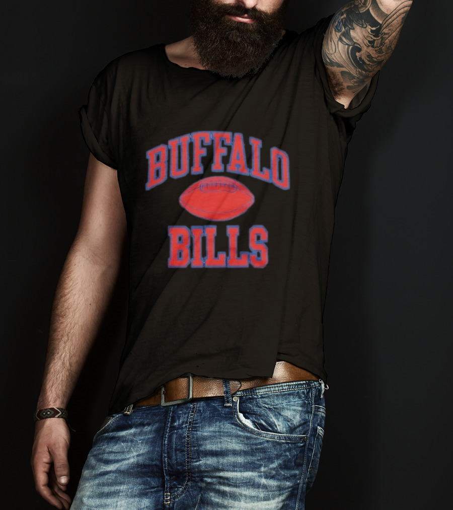 Buffalo Bills Gridiron Lightweight Football Fan T-Shirt