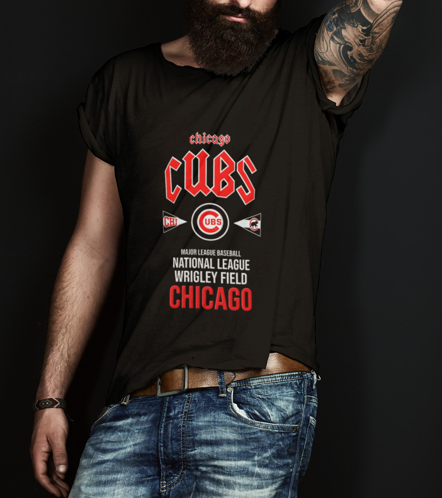 Chicago Cubs National League Wrigley Field Major League Baseball Chicago T-Shirt