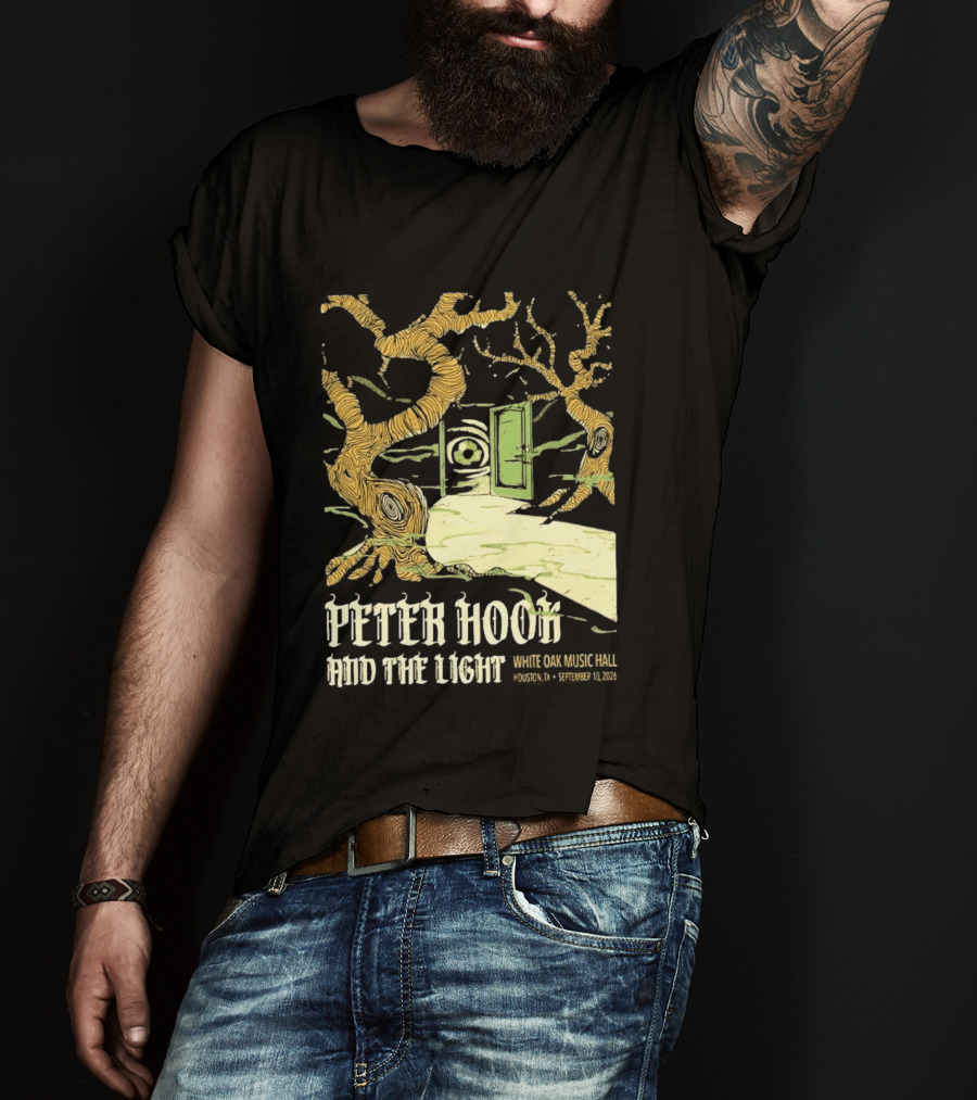 Peter Hook And The Light White Oak Music Hall Houston September 10 2026 Event T-Shirt