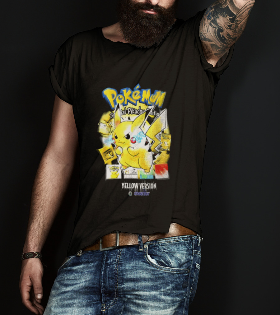 Pokémon Special Pikachu Edition Yellow Version Game Boy Nintendo T-Shirt