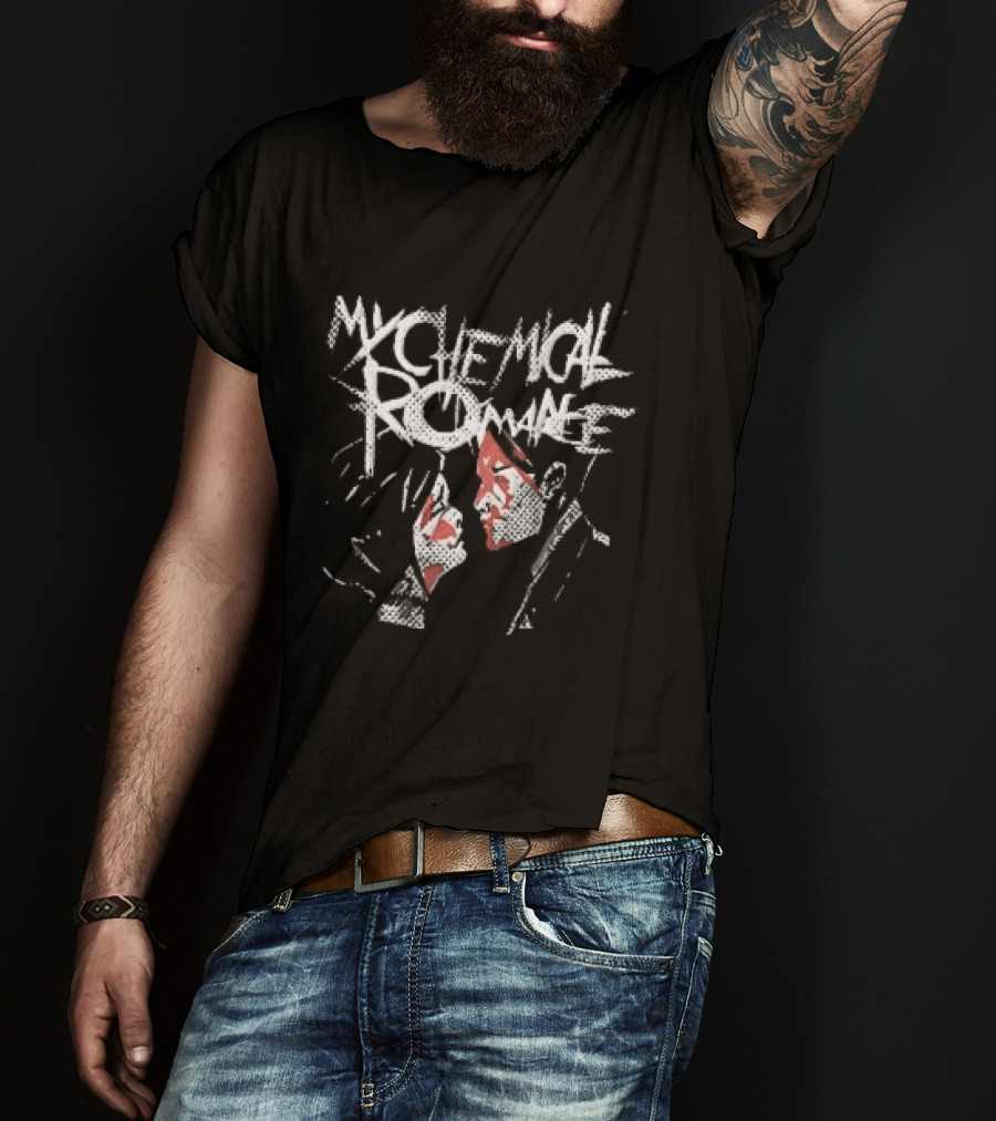 My Chemical Romance Bloody Romance Halftone T-Shirt