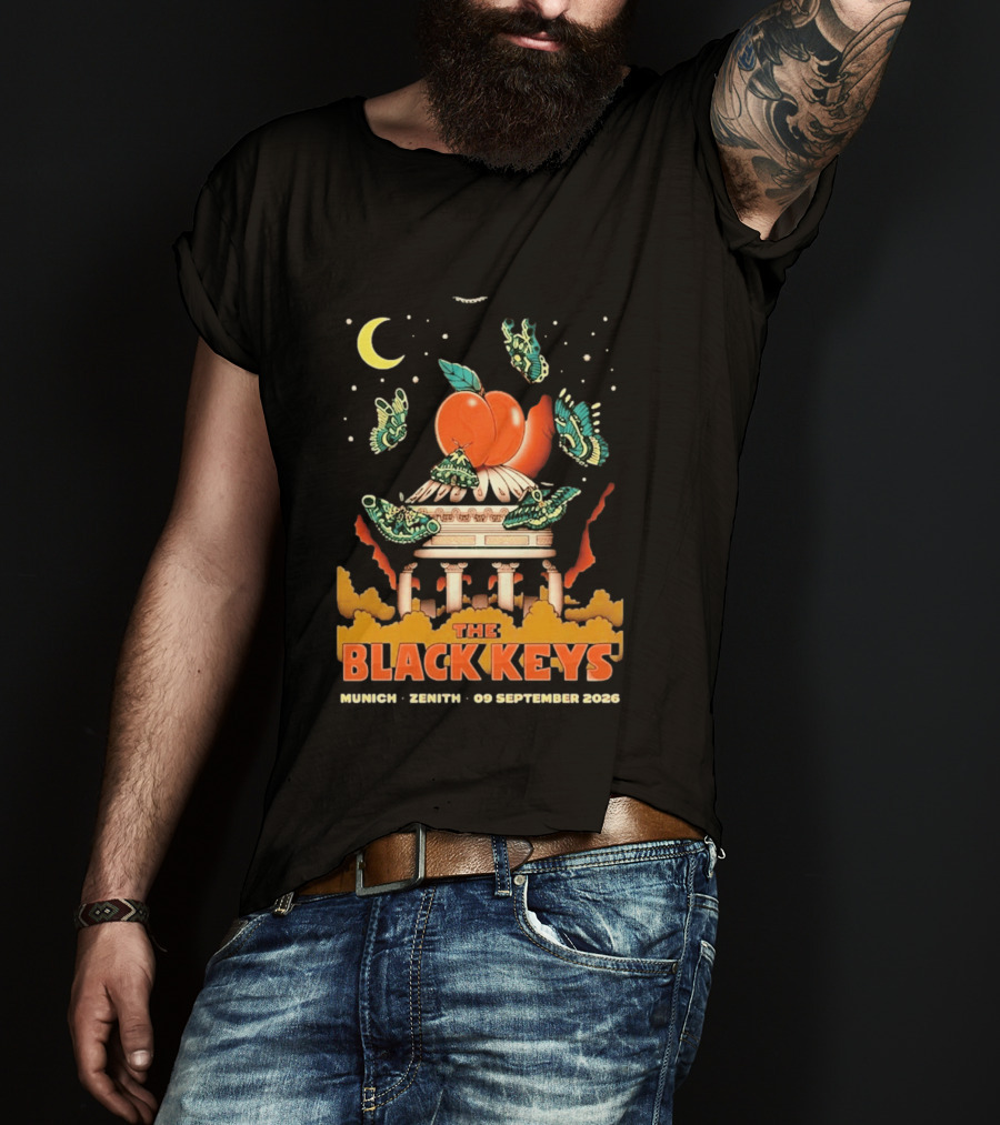 The Black Keys Peaches N Kream World Tour Munich Zenith September 2026 T-Shirt