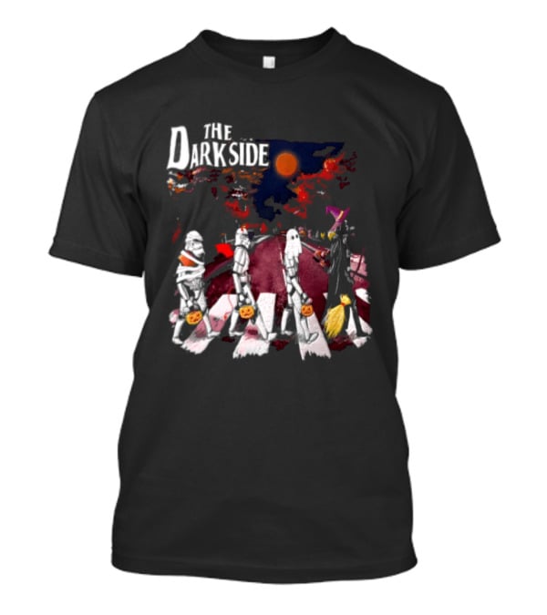 The Dark Side Star Wars Stormtroopers Darth Vader Halloween Pumpkin Parade T-Shirt
