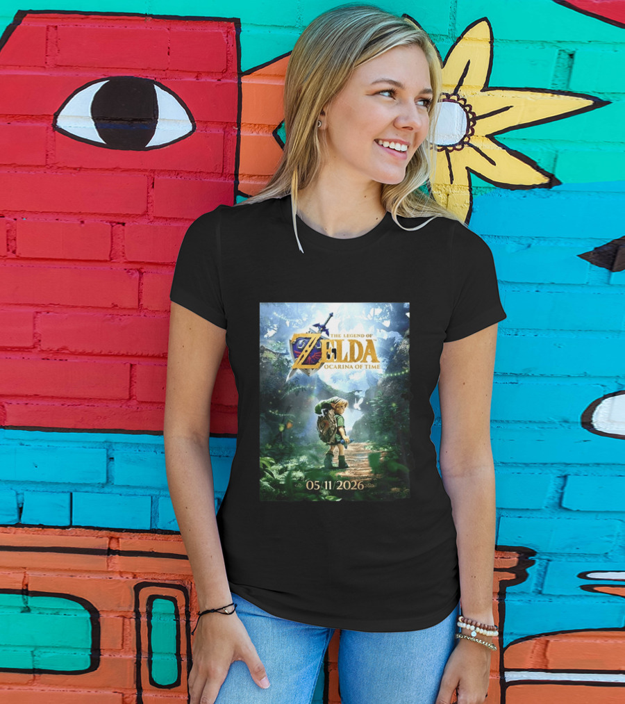The Legend Of Zelda Ocarina Of Time 05/11/2026 Nitendo Switch 2 Release T-Shirt