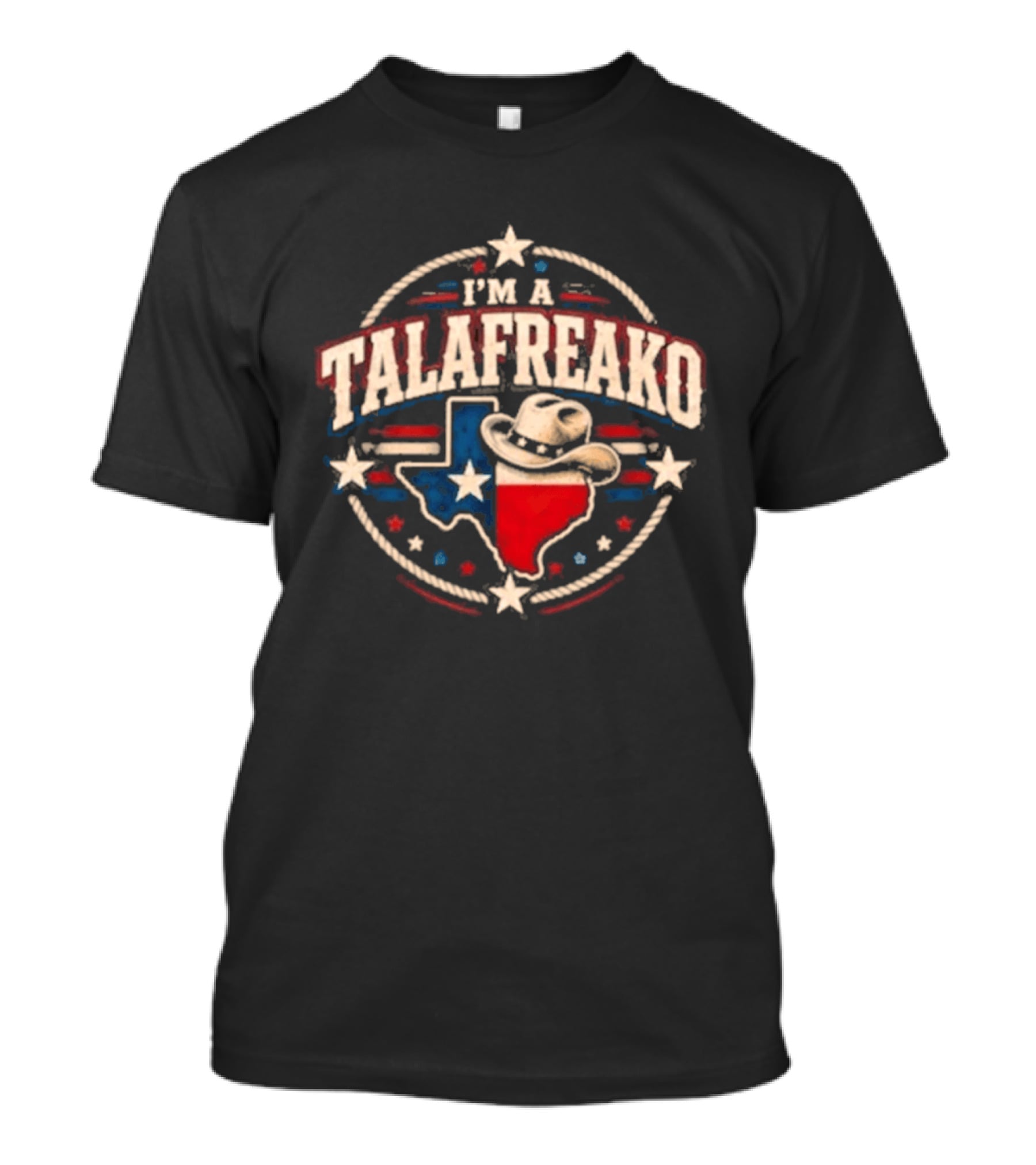 I'm A Talafreako 2026 James Talarico Texas Election Cowboy Hat Lone Star Map T-Shirt
