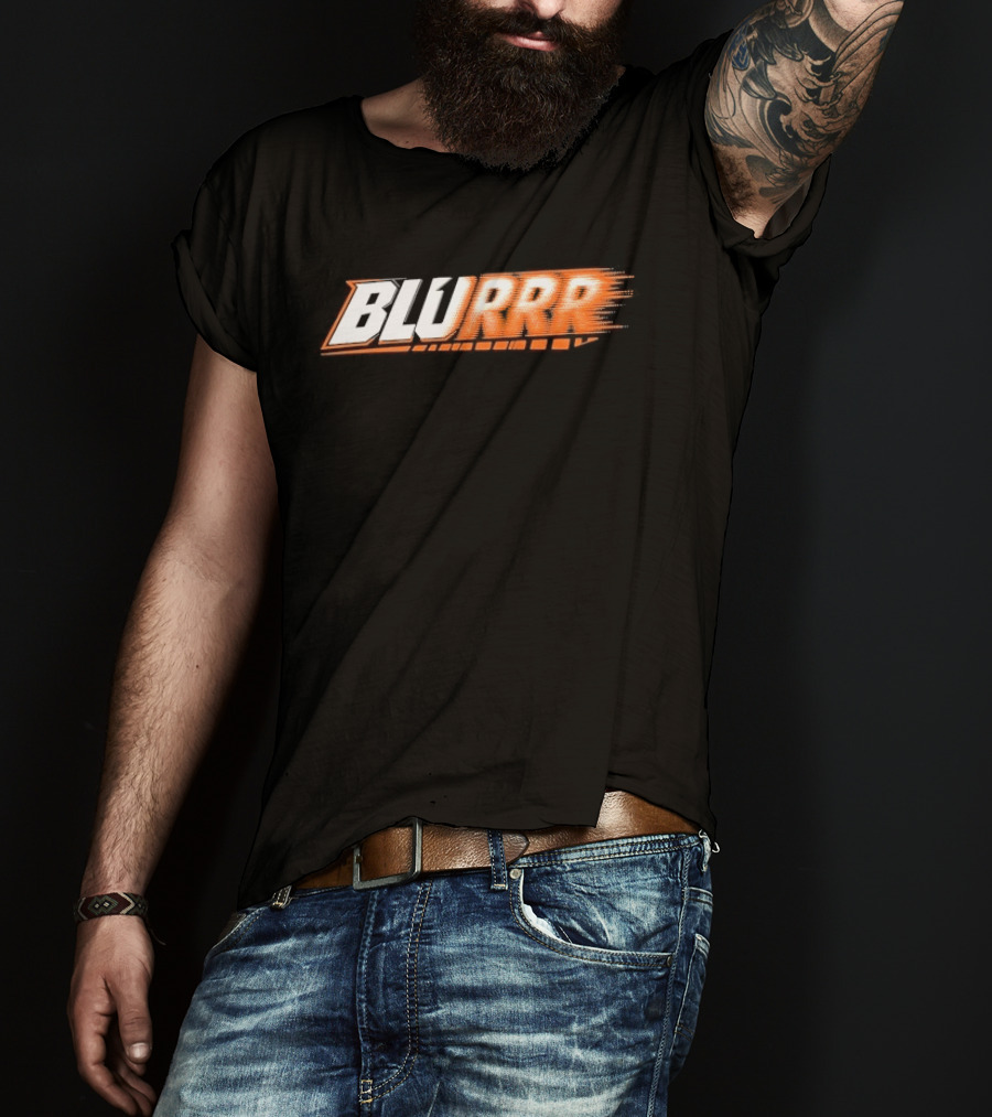 Cincinnati Bengals Blurrr Football T-Shirt