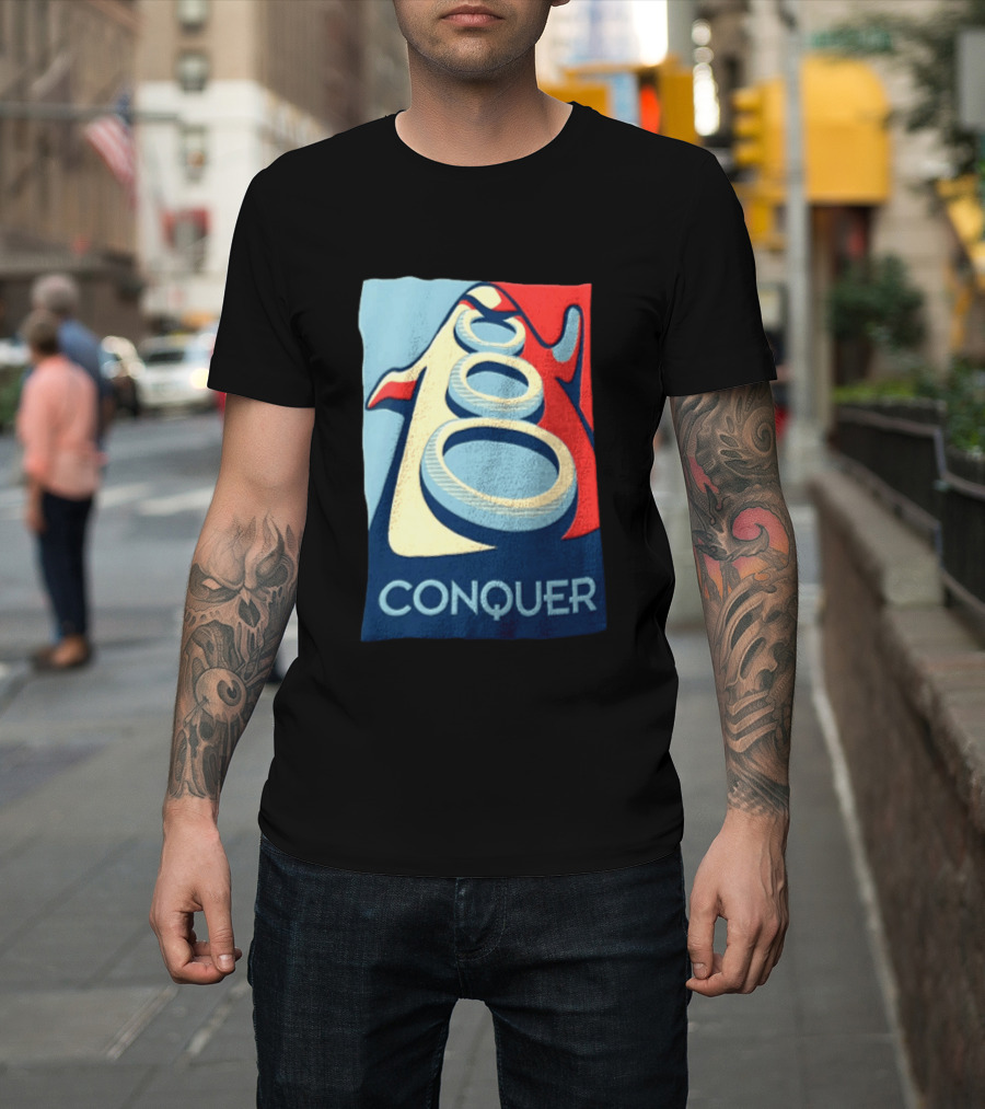 Conquer Penguin Three Rings T-Shirt