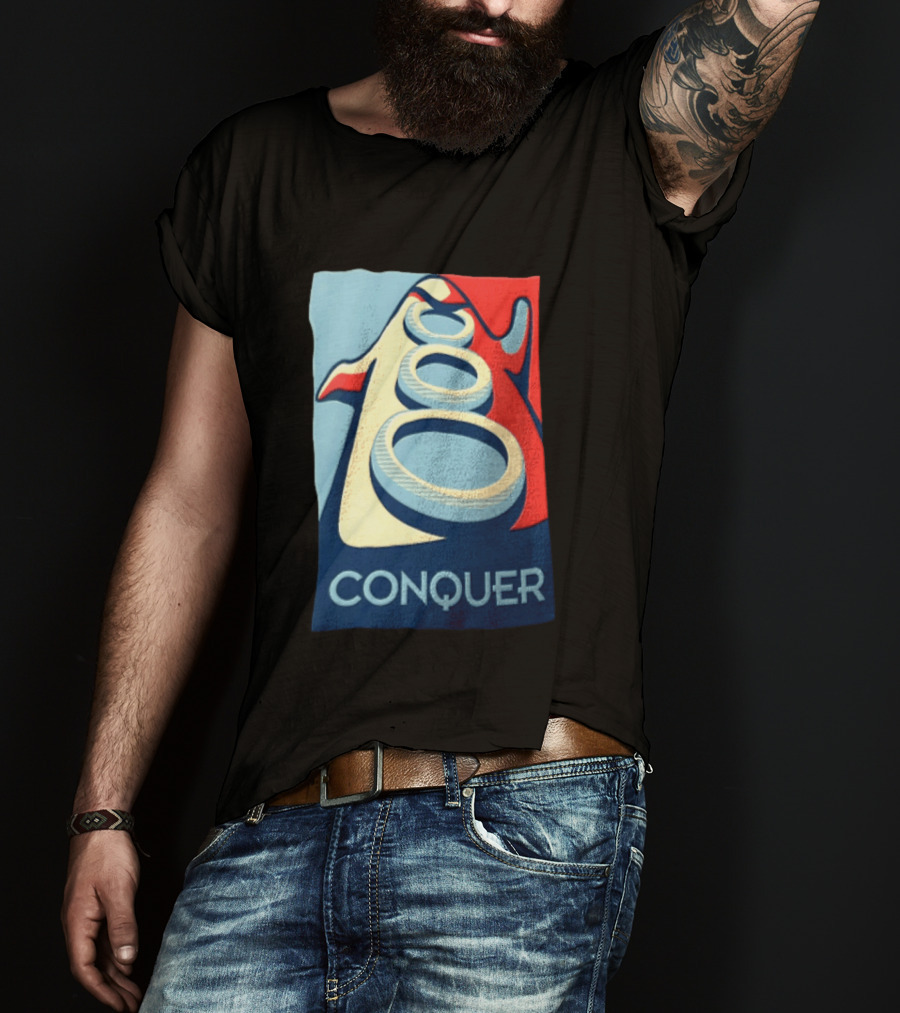 Conquer Penguin Three Rings T-Shirt