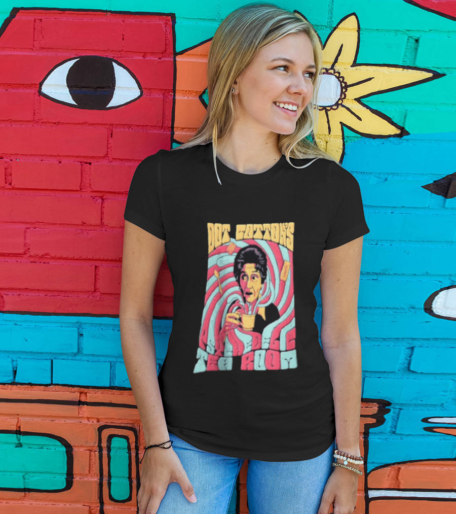 Dot Cotton's Psychedelic Tea Room Eastenders Retro Swirl T-Shirt