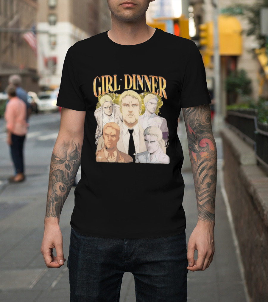 Niall Horan Girl Dinner 2026 New Anime Characters T-Shirt