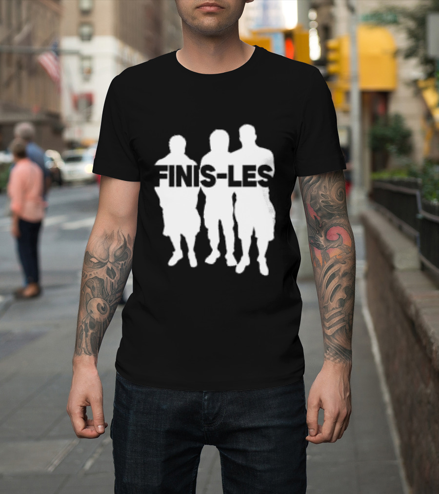 La Feve Store Finis Les Bold Figures White Silhouette Group T-Shirt