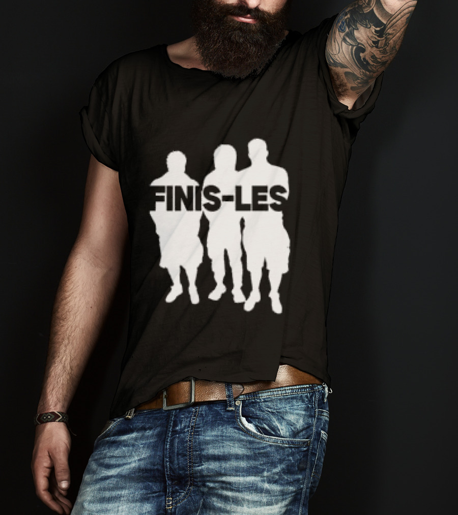 La Feve Store Finis Les Bold Figures White Silhouette Group T-Shirt