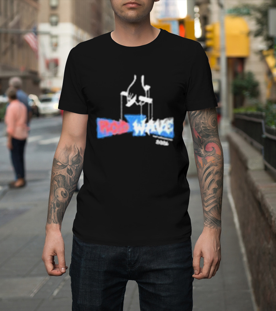 Rod Wave Don't Look Down Tour 2026 Rodfather Hands T-Shirt
