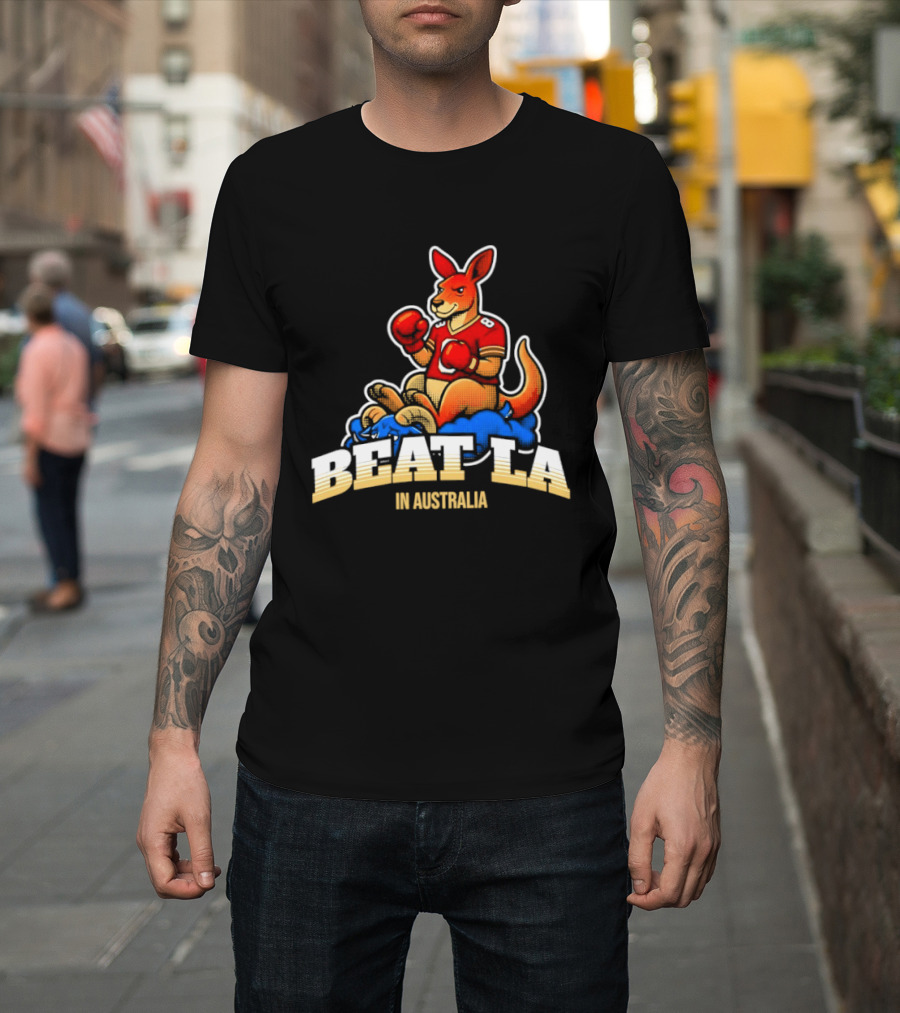 San Francisco 49ers Beat LA Kangaroo In Australia T-Shirt