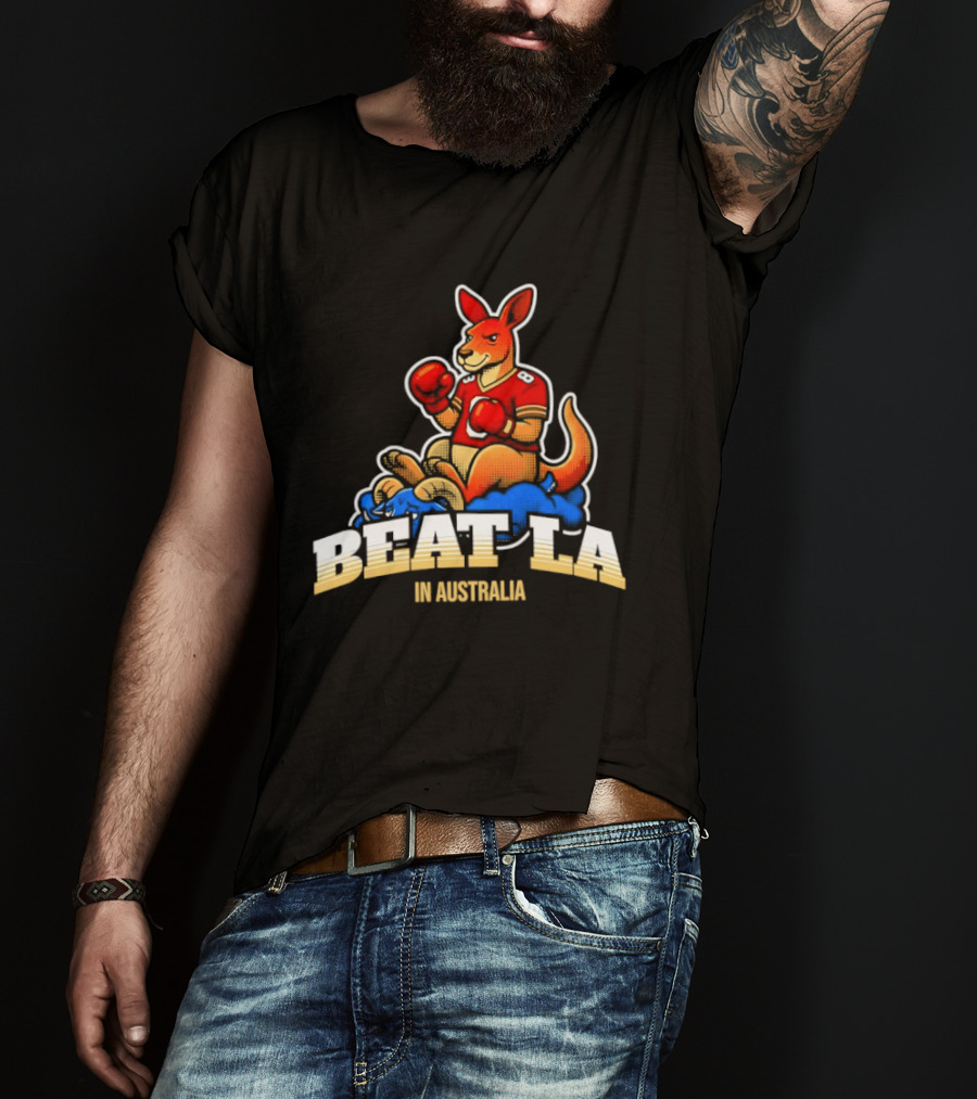 San Francisco 49ers Beat LA Kangaroo In Australia T-Shirt