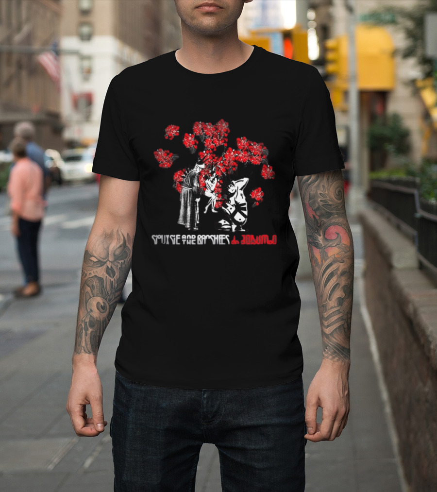 Siouxsie And The Banshees Downside Up Red Blossom T-Shirt