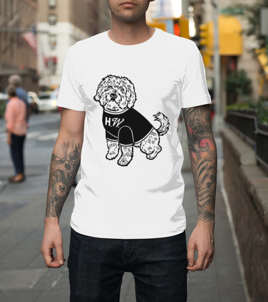 Hayley Williams Alf Raglan Dog Wearing T-Shirt