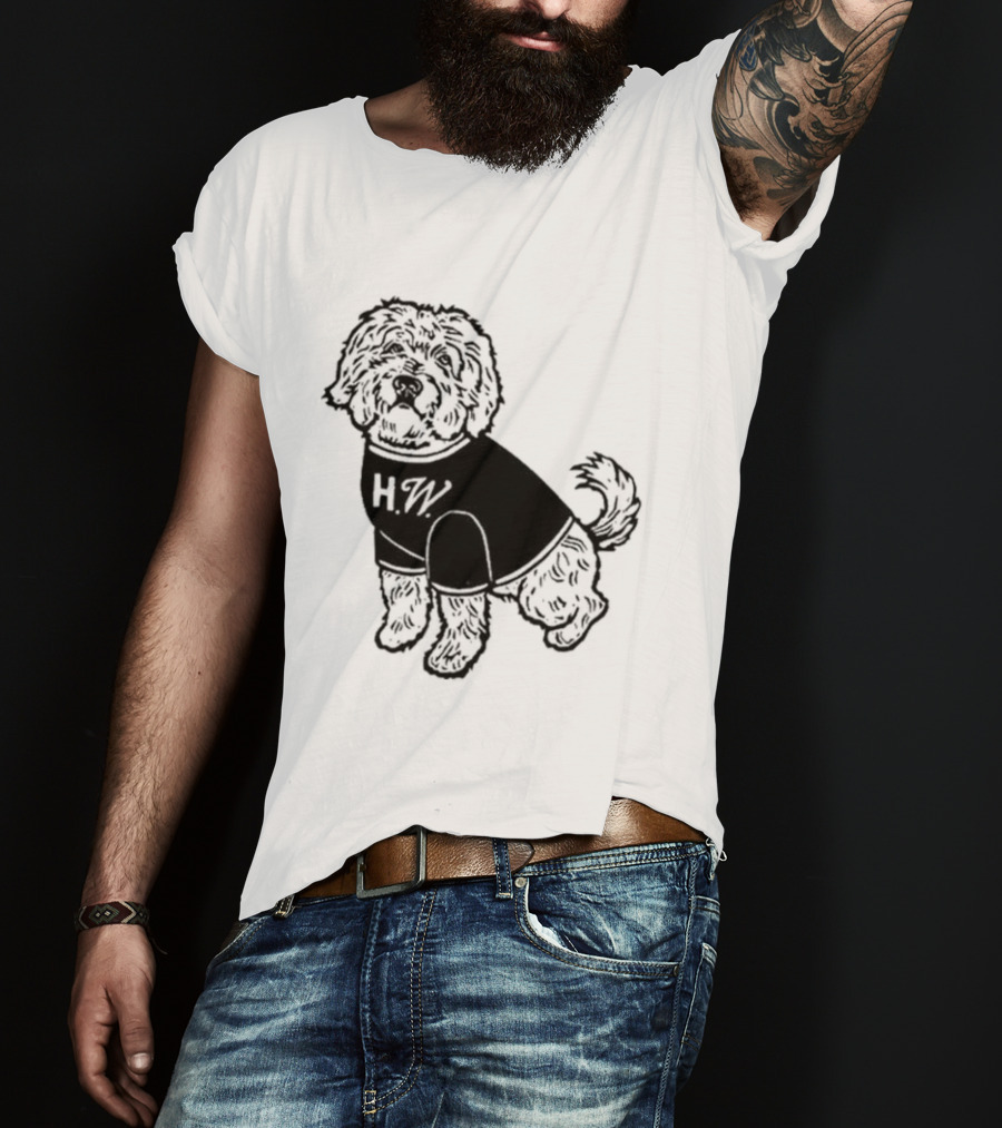 Hayley Williams Alf Raglan Dog Wearing T-Shirt