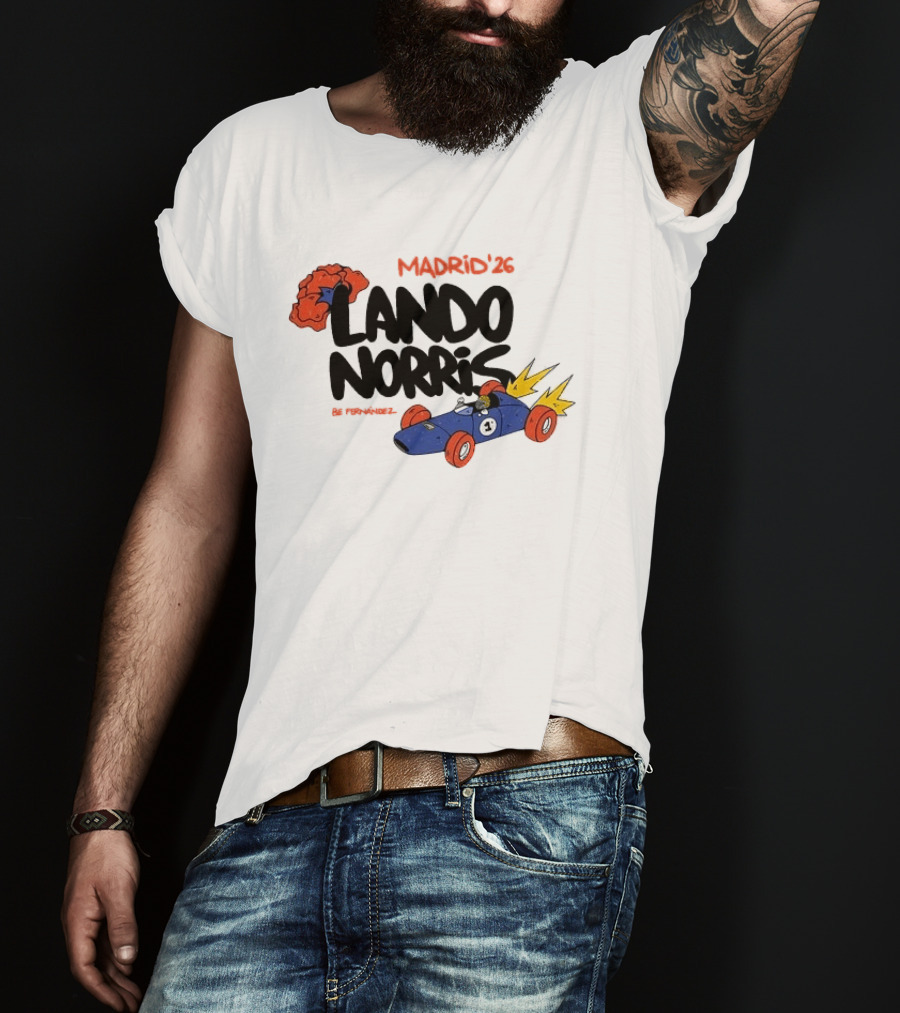 Maddio's Lando Norris Racing Car T-Shirt