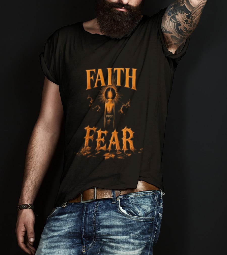 Faith Over Fear Spooky Halloween T-Shirt