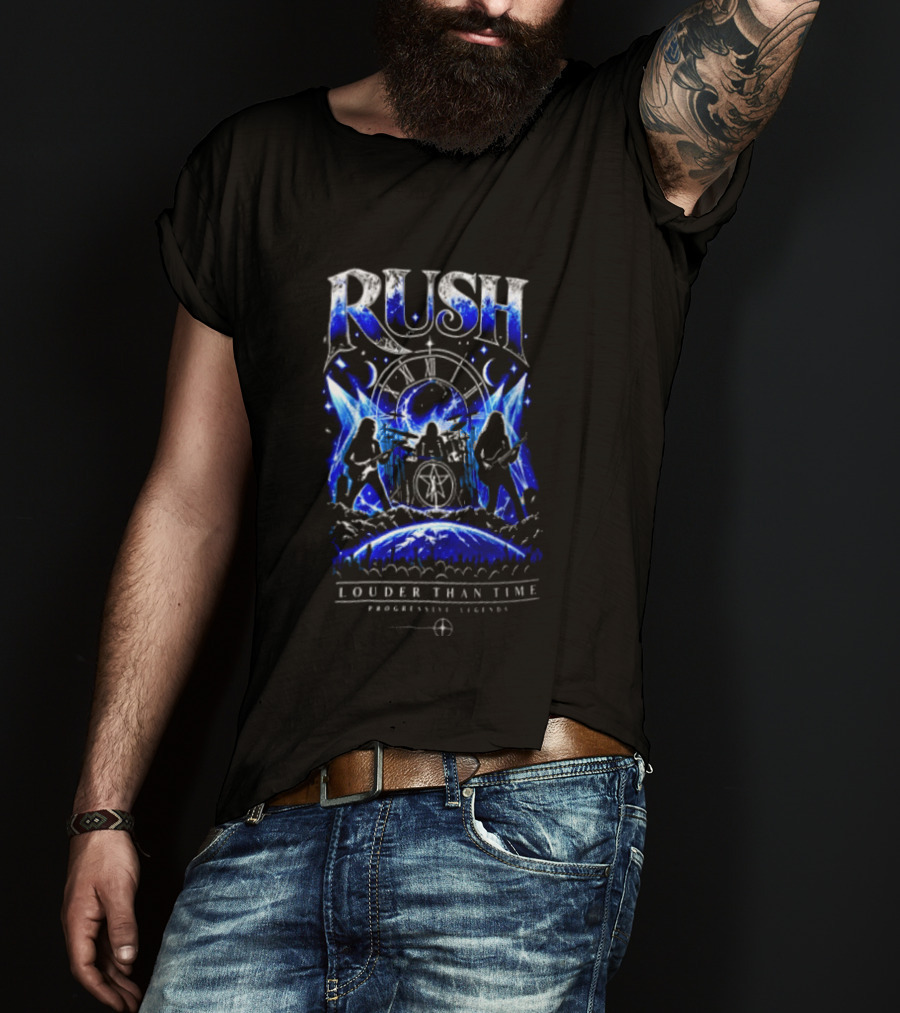 Rush Louder Than Time Closer To The Stars Progressive Legends T-Shirt