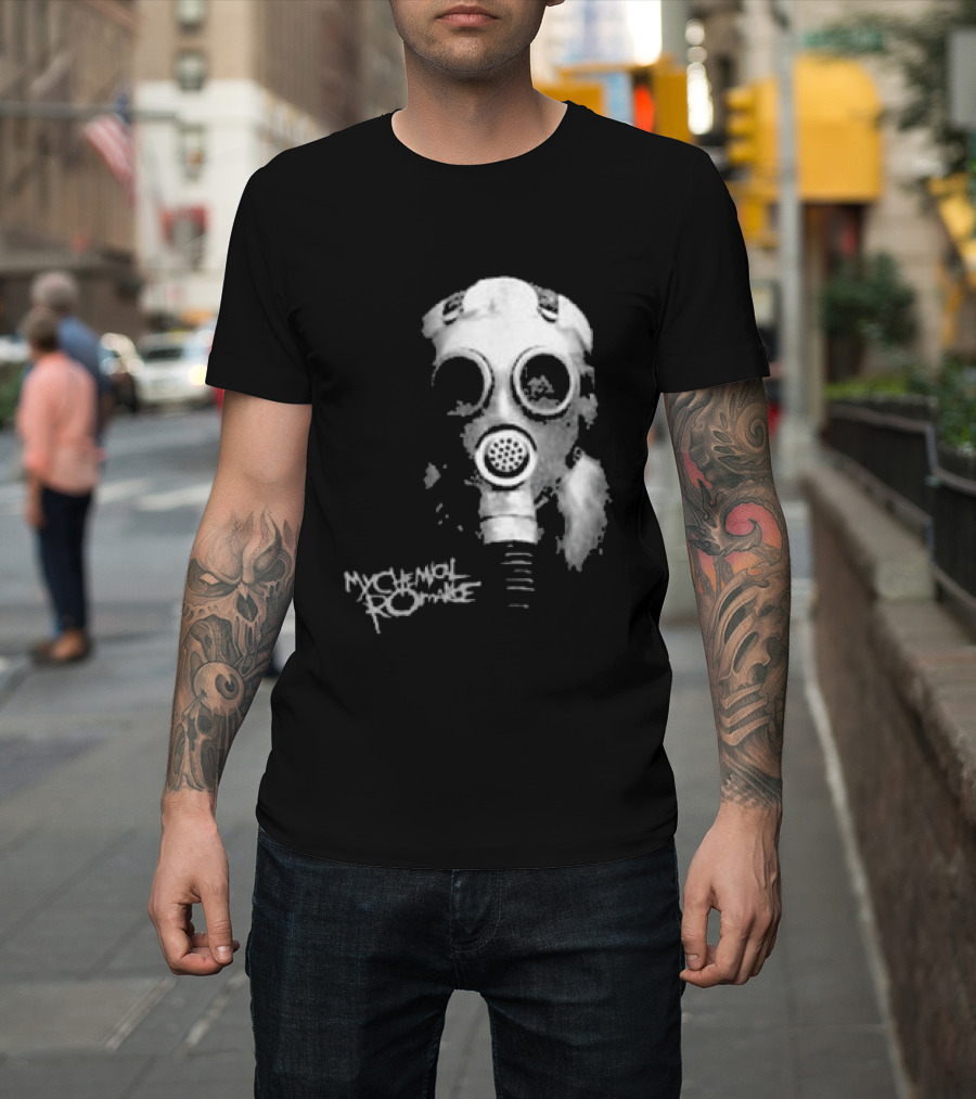 My Chemical Romance Gas Mask Mother War We're Damned Afterall T-Shirt