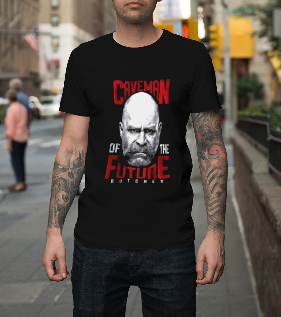 Caveman Of The Future Butcher Iconic Face T-Shirt