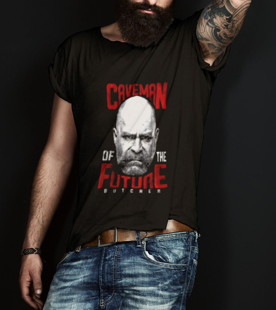 Caveman Of The Future Butcher Iconic Face T-Shirt