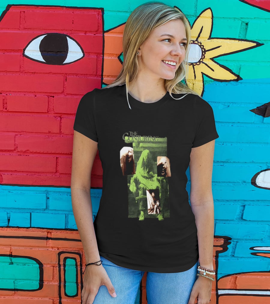 The Conjuring Horror Imagery And Eerie Figures T-Shirt
