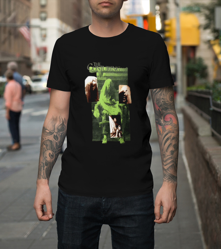 The Conjuring Horror Imagery And Eerie Figures T-Shirt