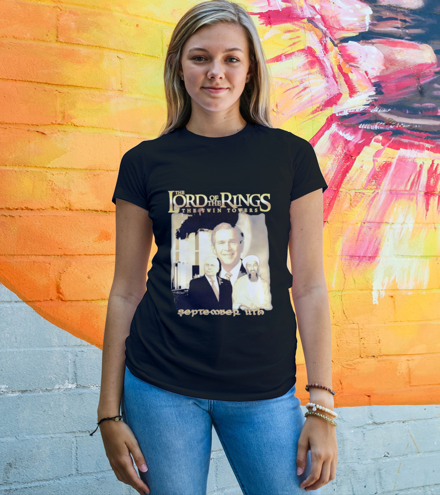 The Lord Of The Rings The Twin Towers September 11th T-Shirt