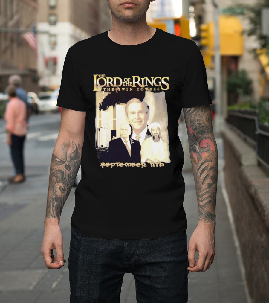 The Lord Of The Rings The Twin Towers September 11th T-Shirt