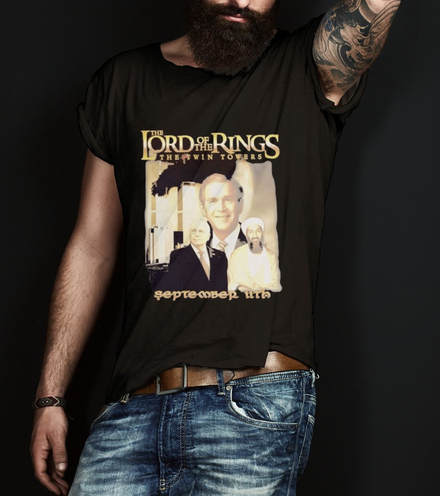 The Lord Of The Rings The Twin Towers September 11th T-Shirt