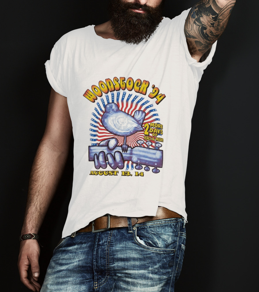 Von Miller Woodstock '94 August 13 14 2 More Days Of Peace And Music T-Shirt
