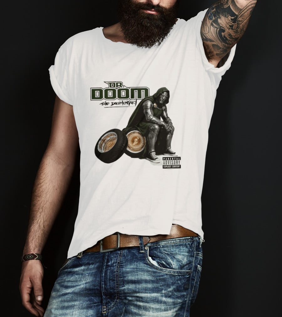 Dr Doom The Documentary Marvel Hip Hop Parental Advisory T-Shirt