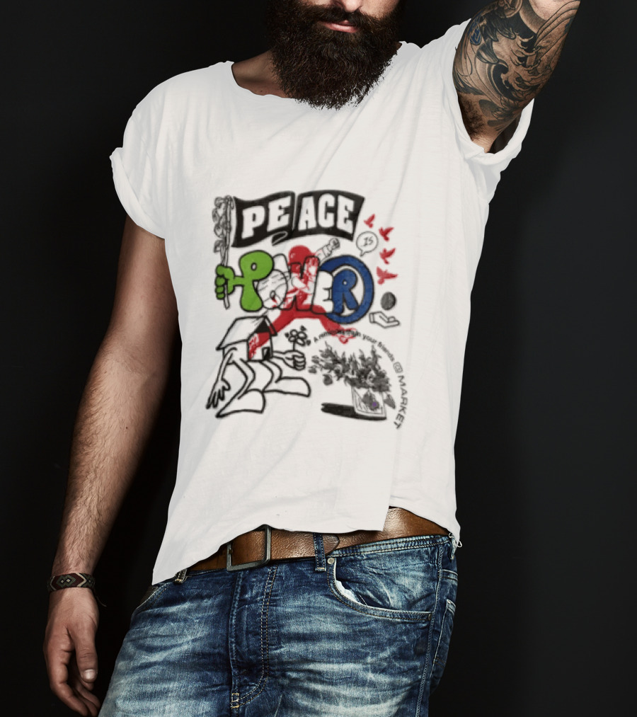 Peace Power Walker Kessler Dodgers T-Shirt