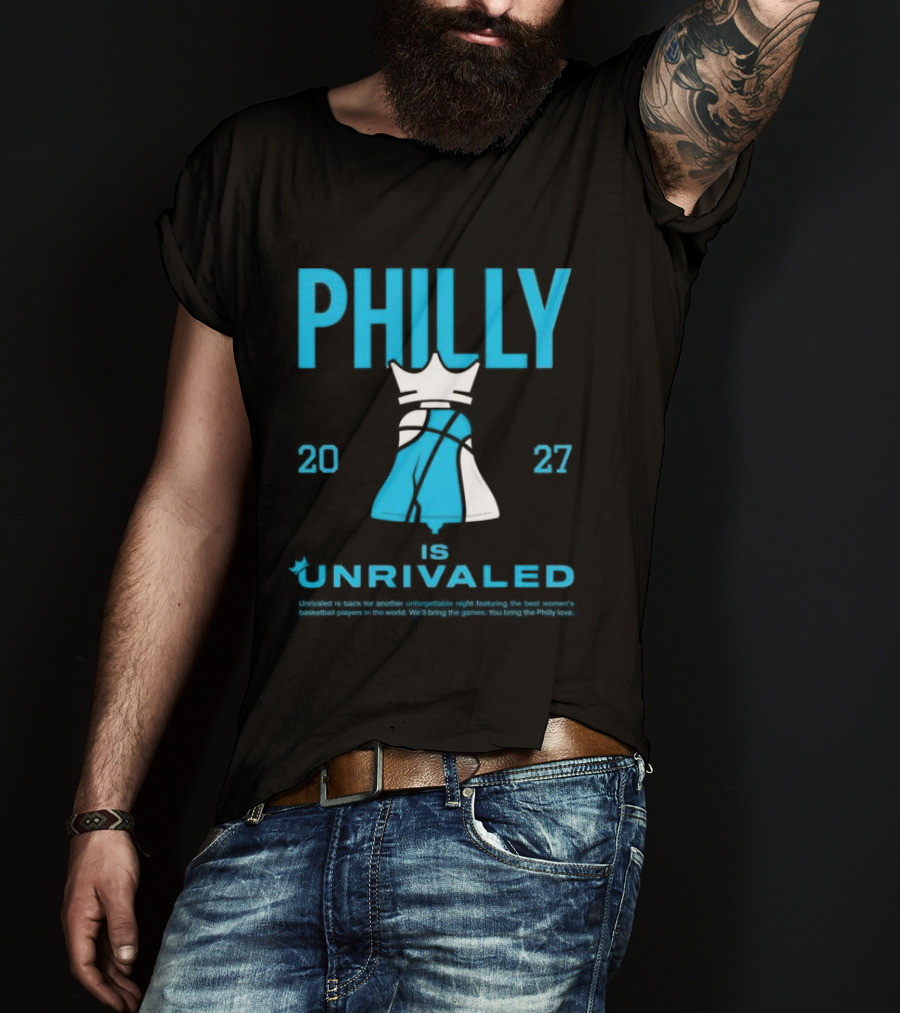 Philly Unrivaled 2027 Basketball Shop Season 3 Bus Tour Philadelphia T-Shirt