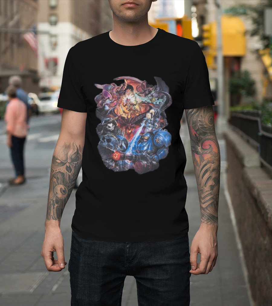 Blizzard Store Heroes Of The Storm Characters Mineral Wash T-Shirt
