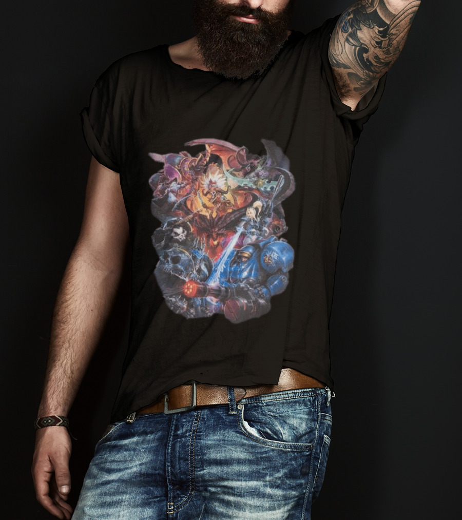 Blizzard Store Heroes Of The Storm Characters Mineral Wash T-Shirt