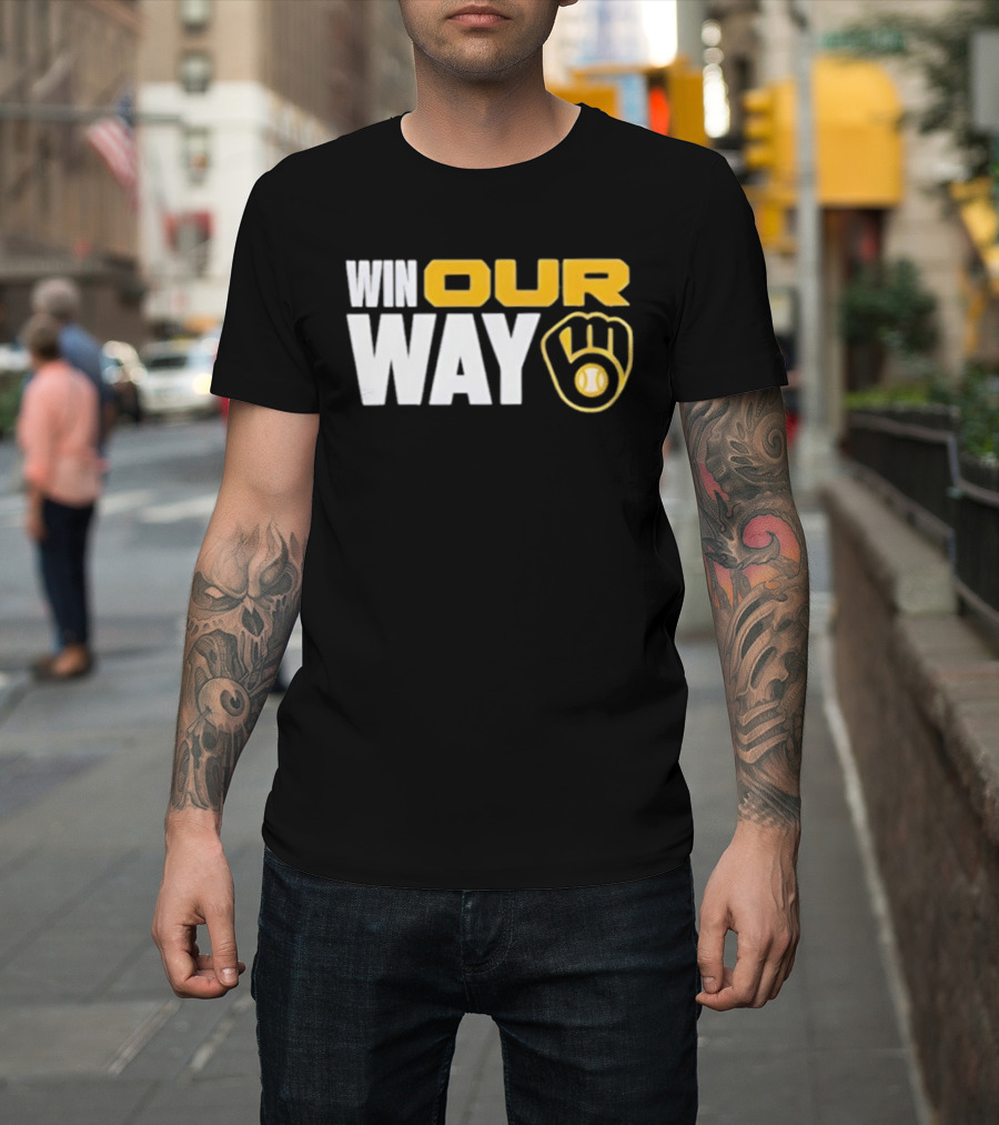 Milwaukee Brewers 2026 Postseason Win Our Way Clinched T-Shirt