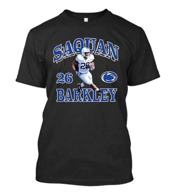 Saquon Barkley 26 Penn State Nittany Lions Football Player T-Shirt
