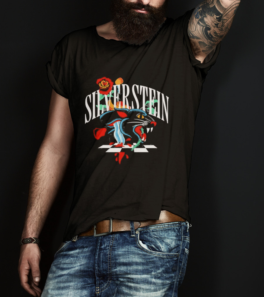 Silverstein Panther Floral Burst T-Shirt